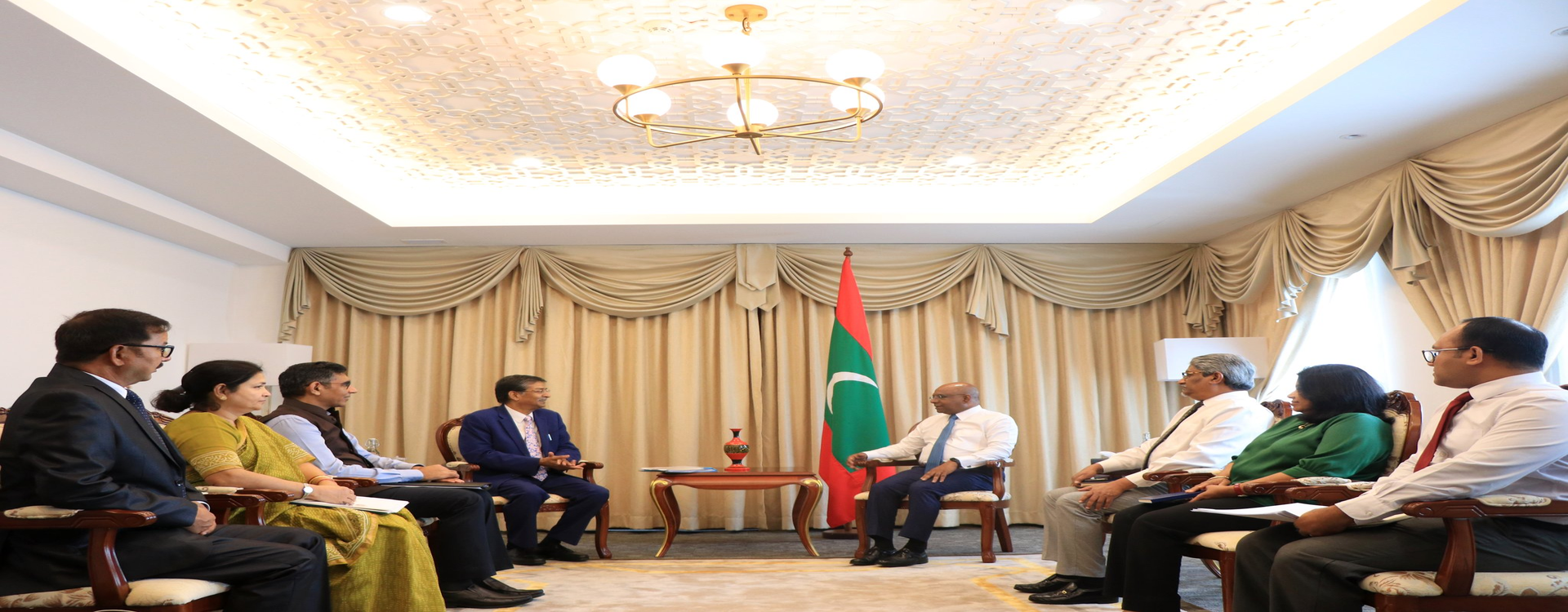 DG called on Maldives Minister of Foreign Affairs, Mr. Abdulla Shahid for review of capacity building programmes for Maldivian civil servants