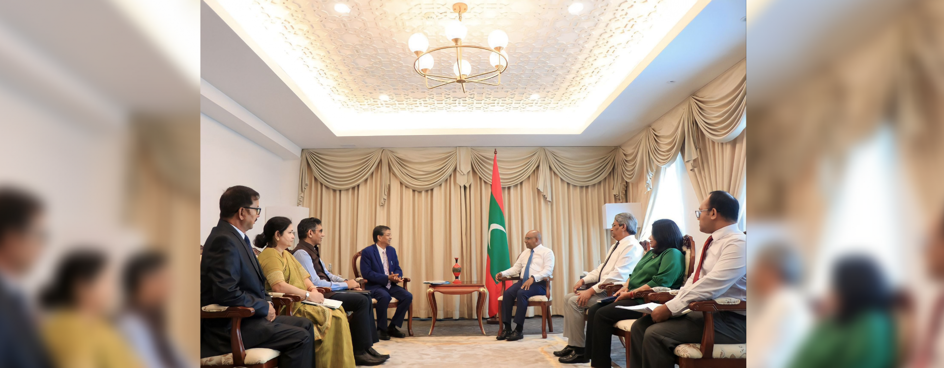NCGG delegation with Foreign Minister of Maldives Abdullah Shahid