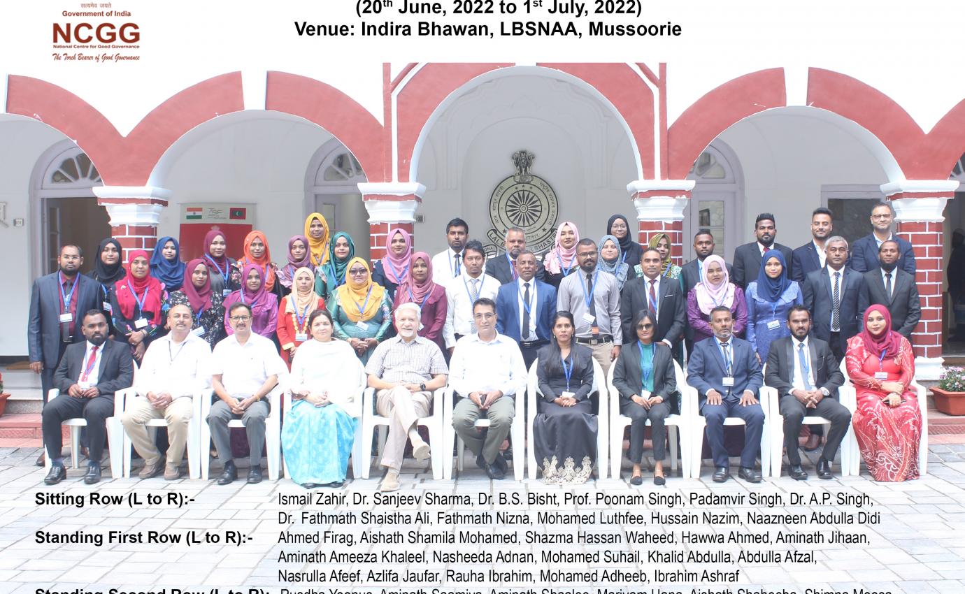 Capacity Building Programme - Maldives 