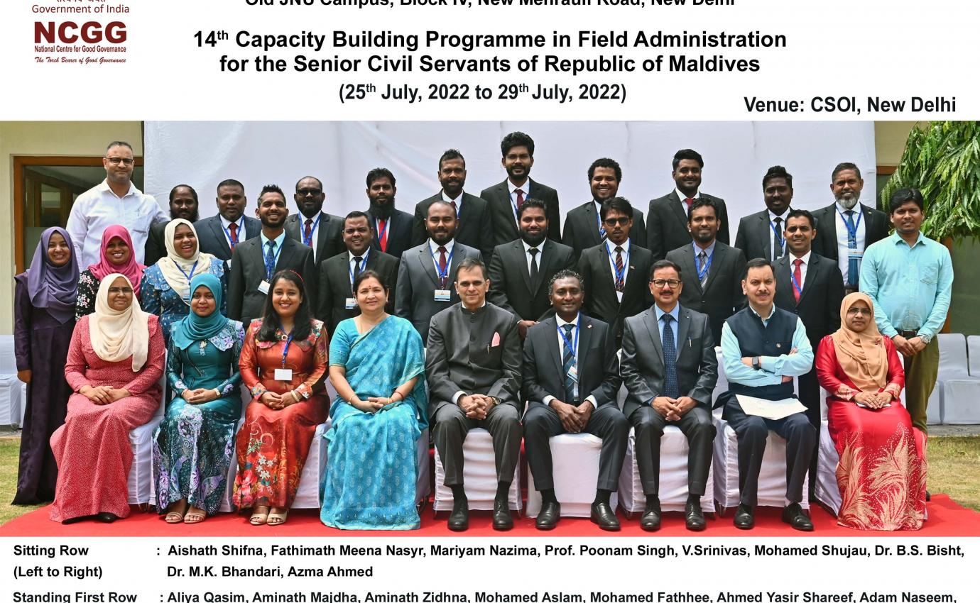 Capacity Building Programme - Maldives 