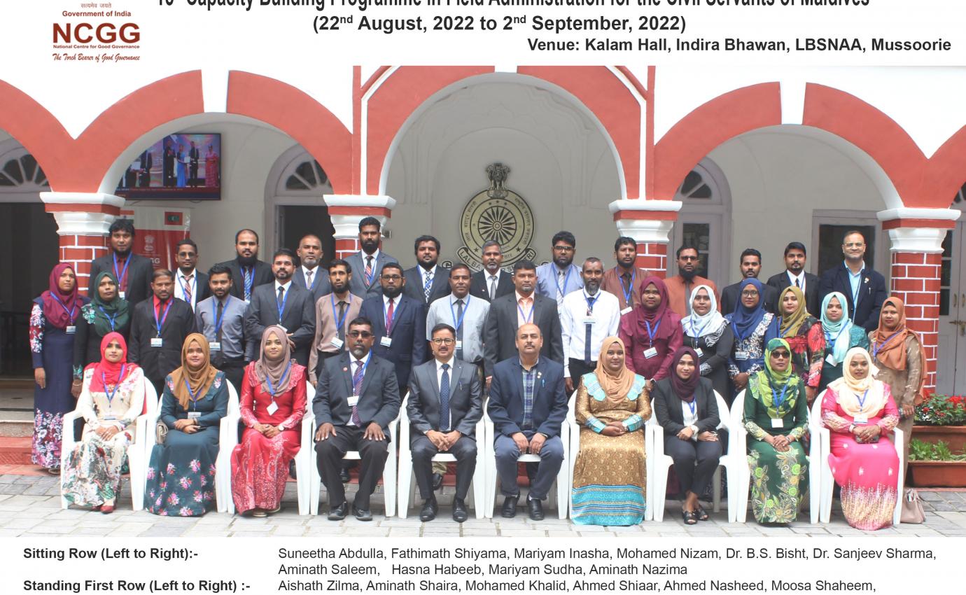 Capacity Building Programme - Maldives 