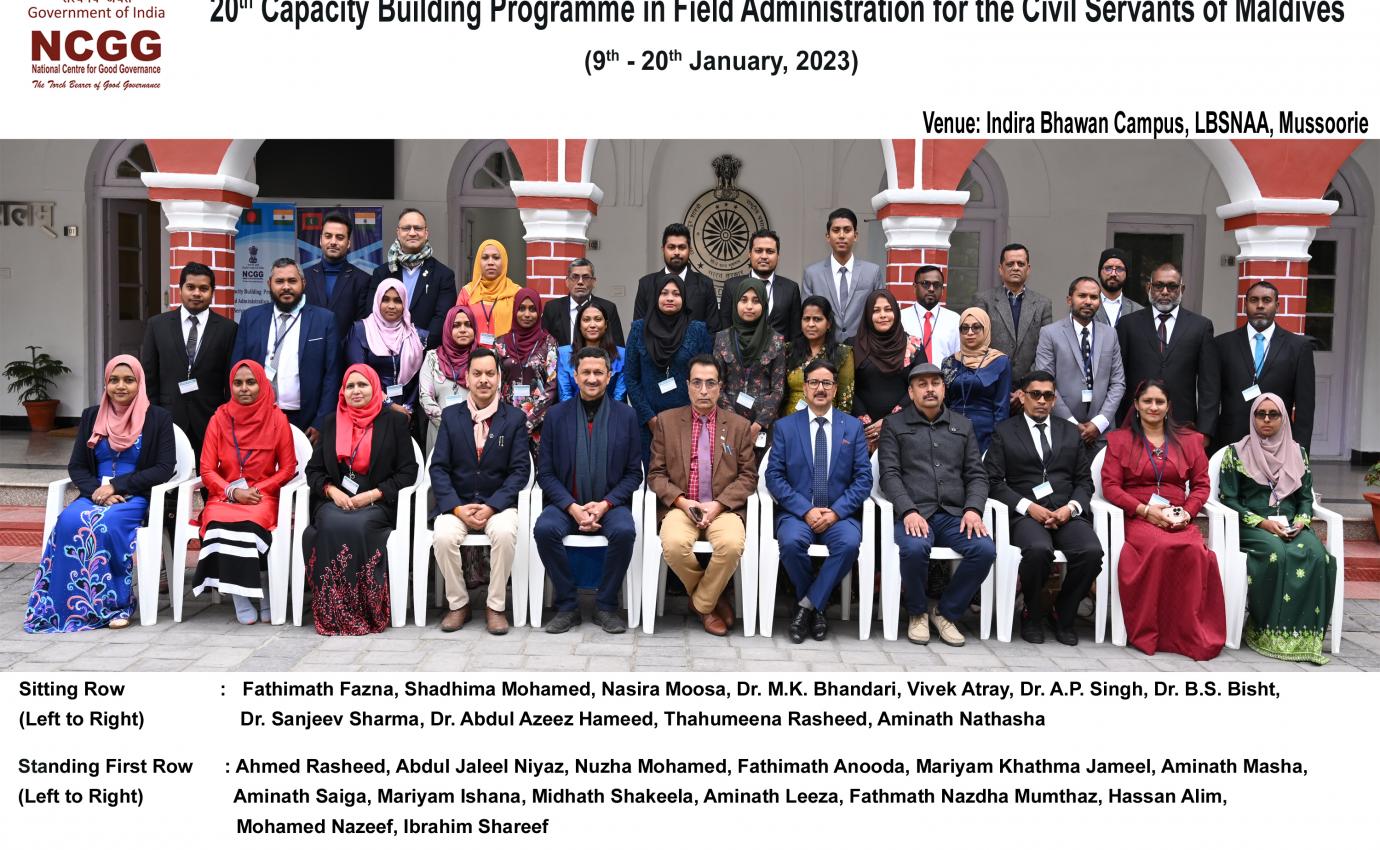 Capacity Building Programme - Maldives 