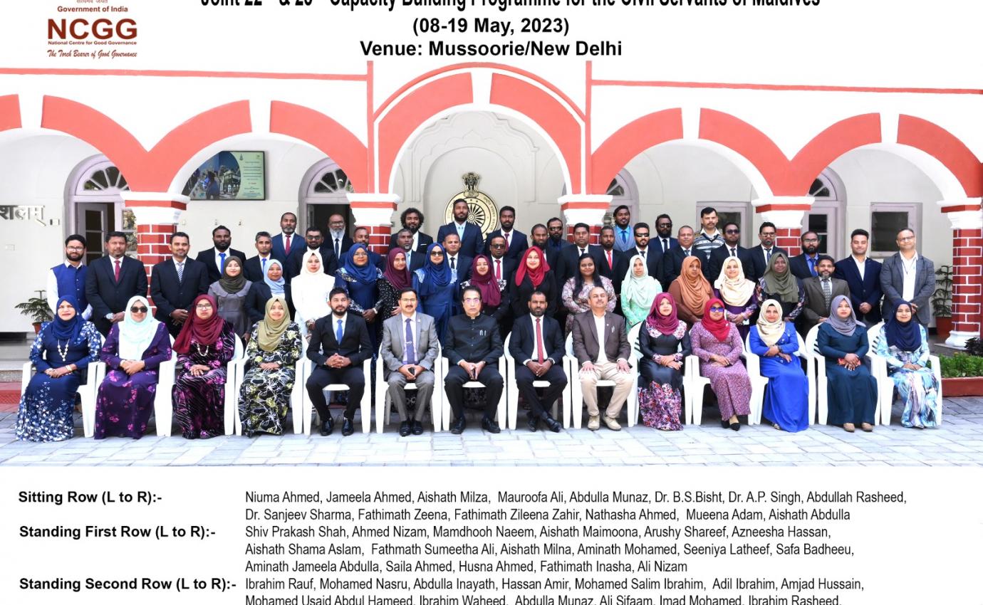 Capacity Building Programme - Maldives 