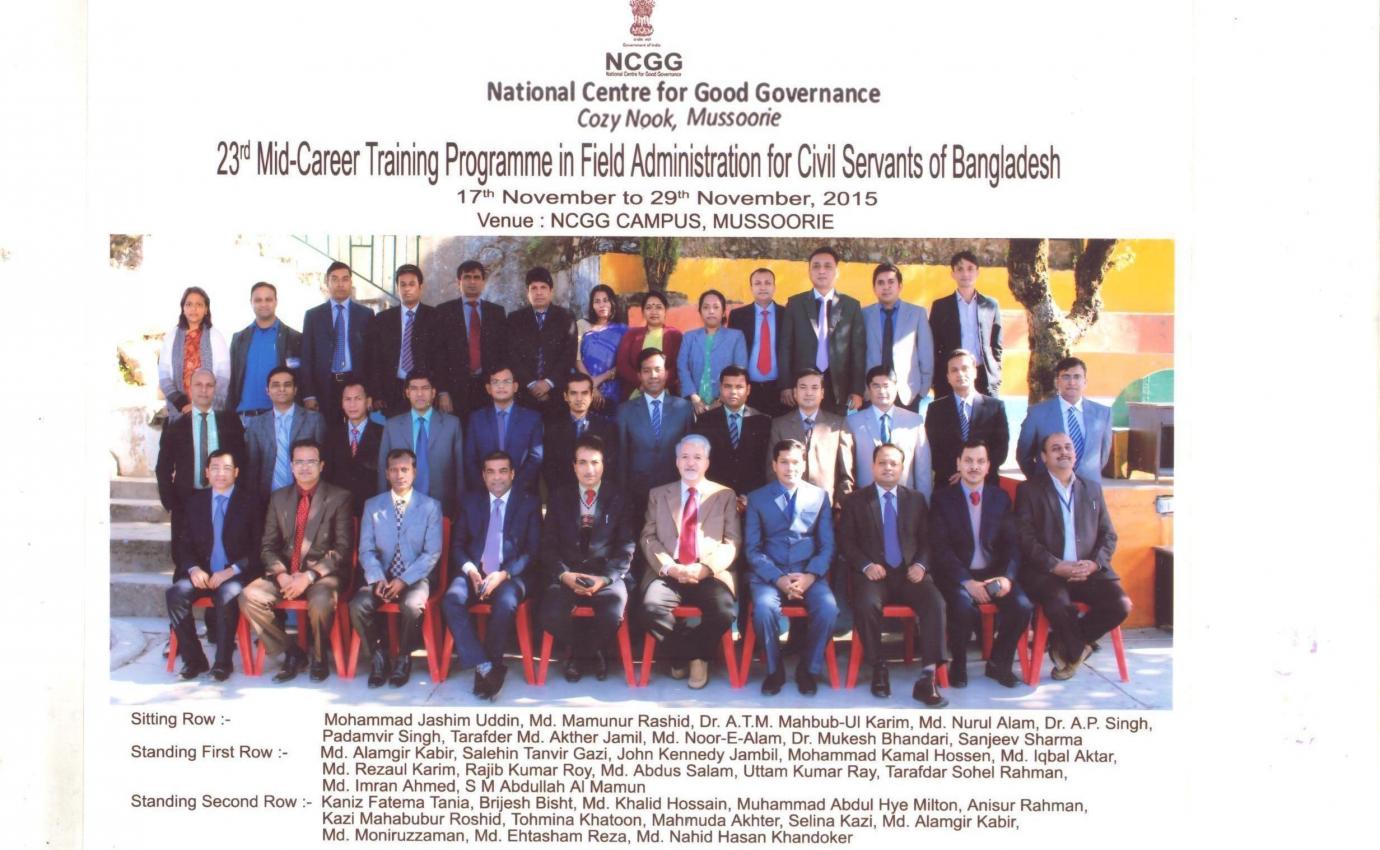 Capacity Building Programme - Bangladesh 