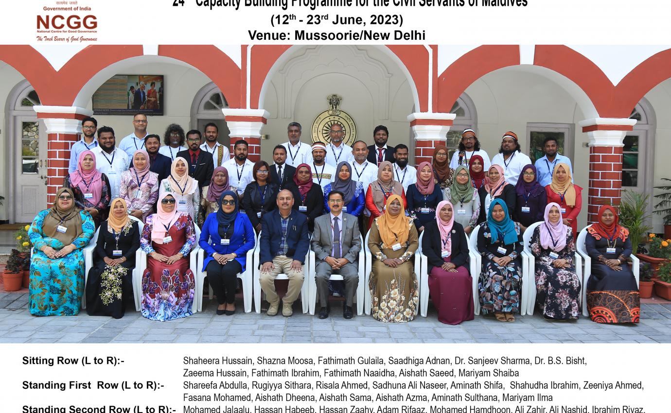 Capacity Building Programme - Maldives 