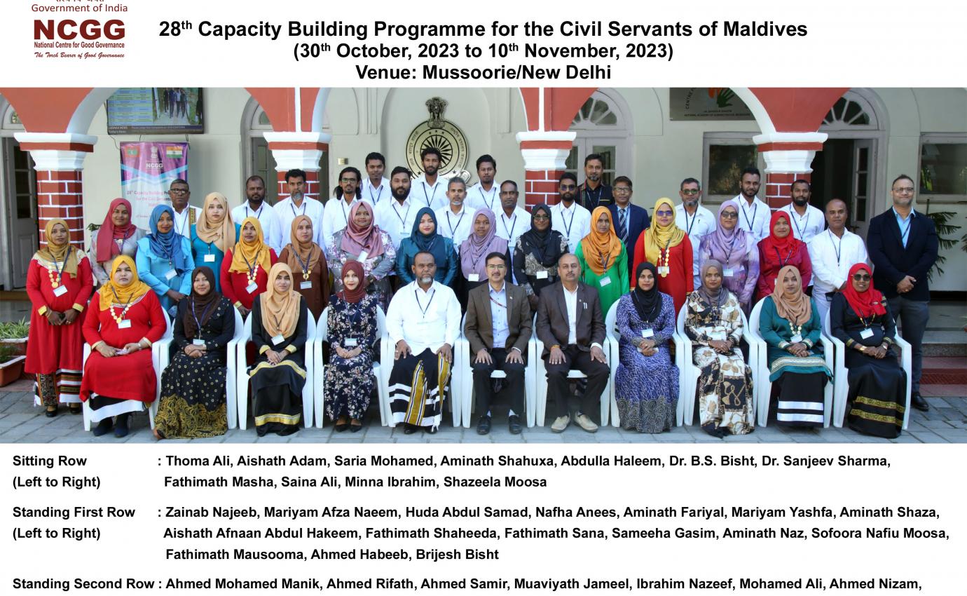 Capacity Building Programme - Maldives 
