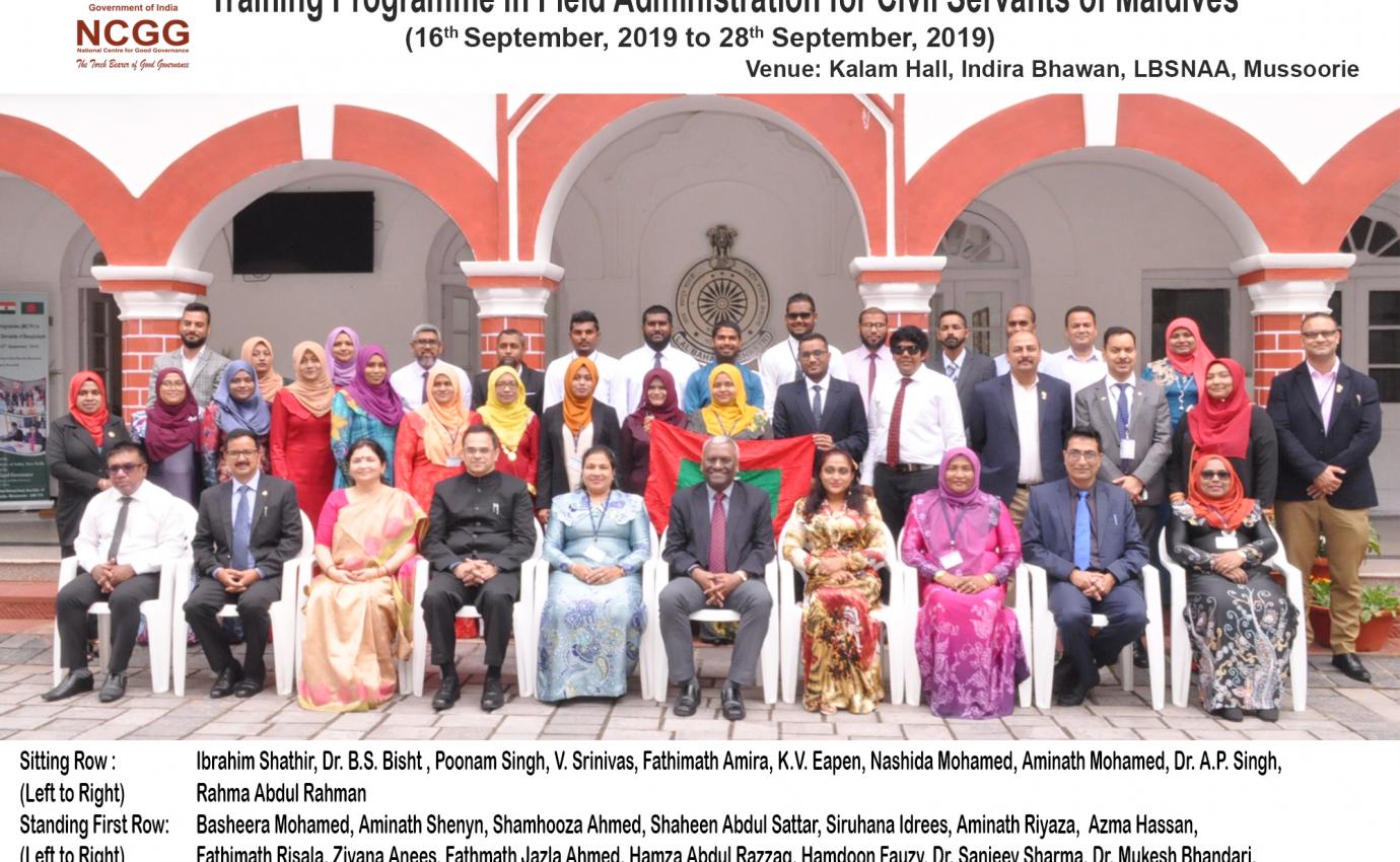 Capacity Building Programme - Maldives 