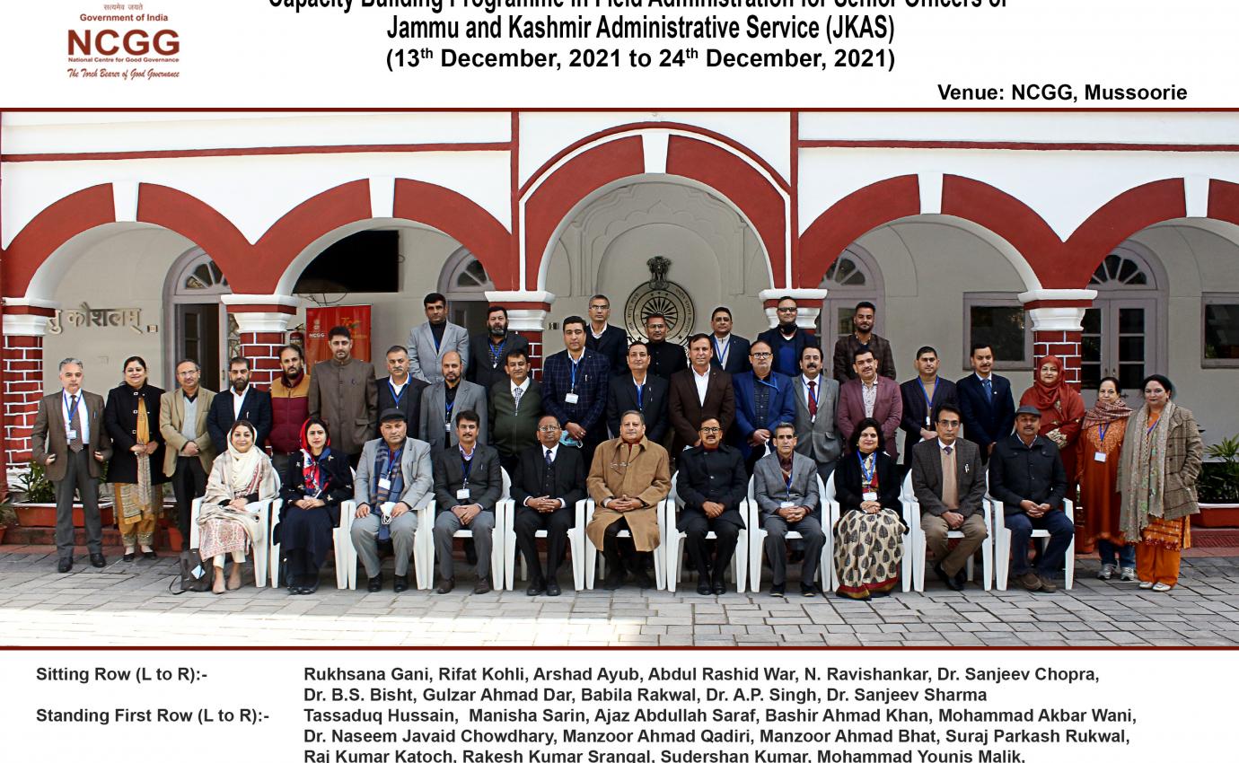 Capacity Building Programme - Jammu & Kashmir 