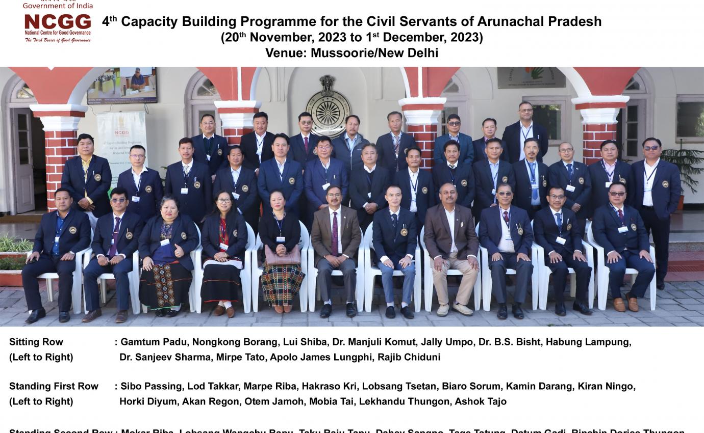 Capacity Building Programmes - Arunachal Pradesh