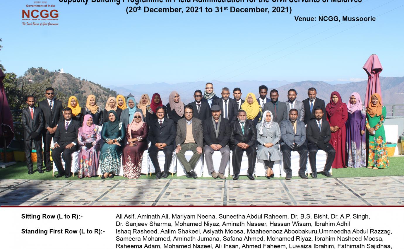 Capacity Building Programme - Maldives 