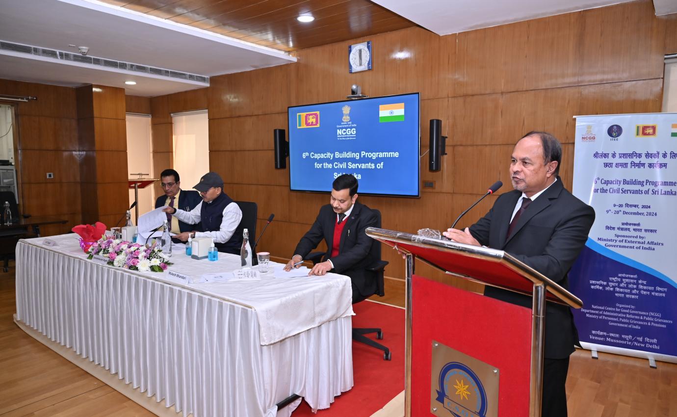 6th Capacity Building Programme for Mid-Career Civil Servants from the Socialist Republic of Sri Lanka