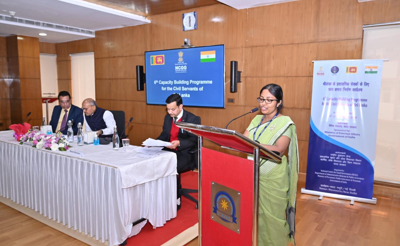 6th Capacity Building Programme for Mid-Career Civil Servants from the Socialist Republic of Sri Lanka