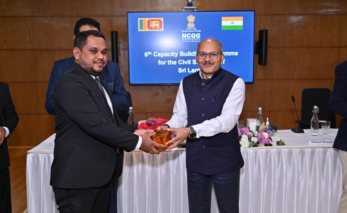 6th Capacity Building Programme for Mid-Career Civil Servants from the Socialist Republic of Sri Lanka