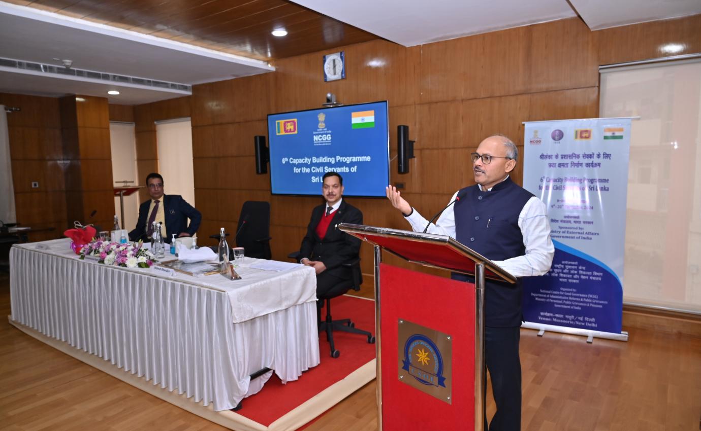 6th Capacity Building Programme for Mid-Career Civil Servants from the Socialist Republic of Sri Lanka