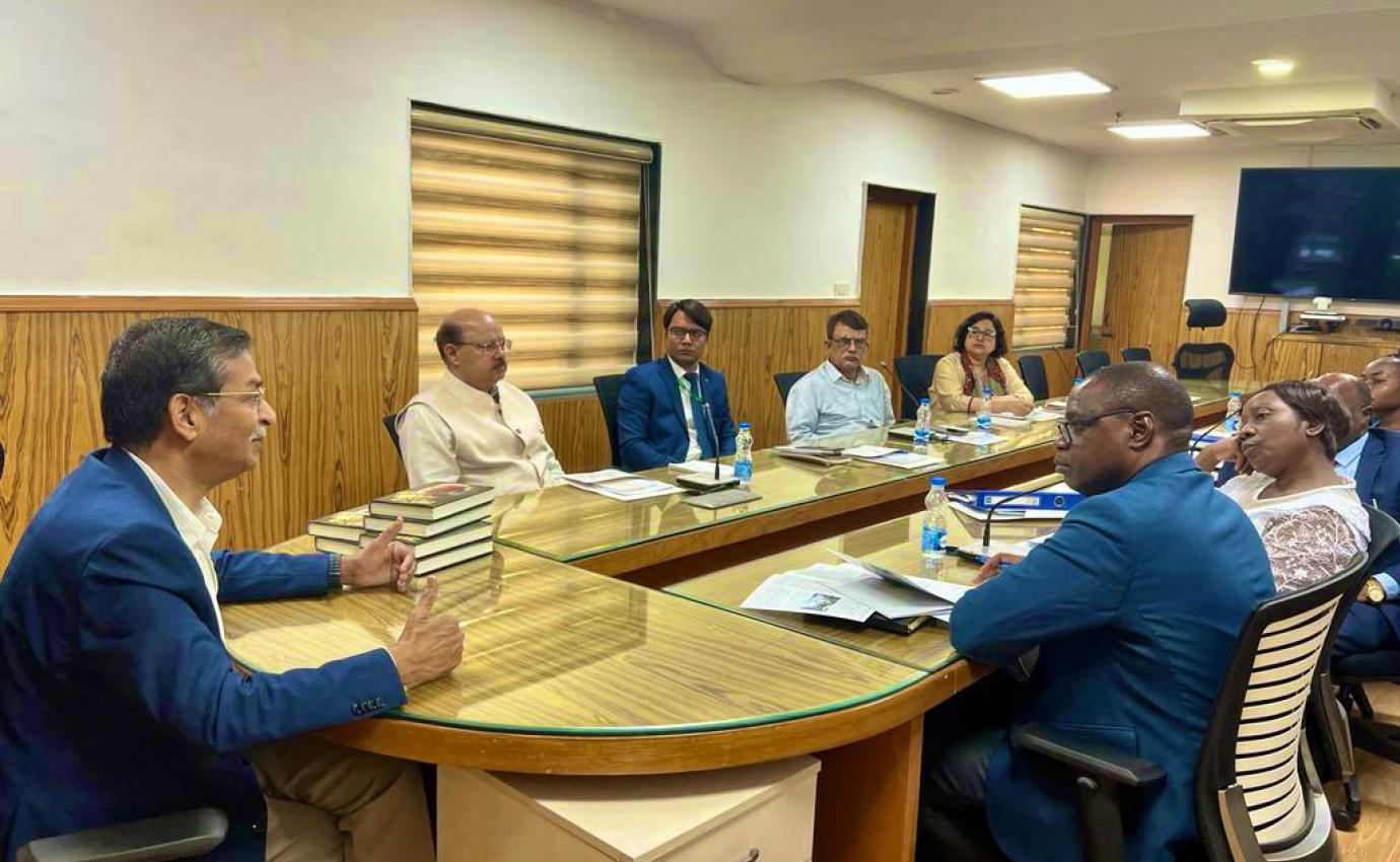 A delegation from Govt. of Zambia visited NCGG. Shri Bharat Lal, DG highlighted Centre’s activities